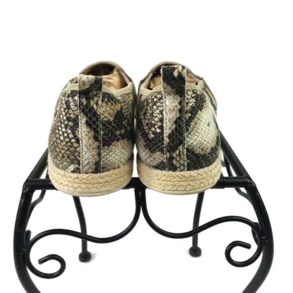 Clarks Azella Theoni Snake Print Slip-On Espadrille Loafers Womens US 12 - Picture 5 of 9